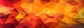 Orange geometry abstract background for design, geometric shapes, triangles, color gradient, Generative AI Royalty Free Stock Photo