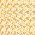 Yellow and Orange Small Spot Seamless Pattern Background Royalty Free Stock Photo