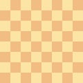 Yellow and orange square tiles checkered seamless pattern