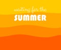 Yellow and orange summer background. Royalty Free Stock Photo