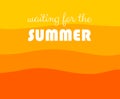 Yellow and orange summer background. Royalty Free Stock Photo