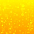 Yellow and orange Summer Bokeh Background. vector. Royalty Free Stock Photo