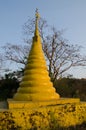 Yellow Pagoda on the hill