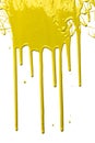 Yellow Paint Dripping