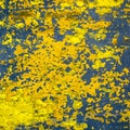 Yellow painted cement floor texture