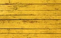 Yellow painted plank