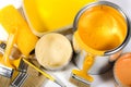 Yellow painting Royalty Free Stock Photo