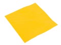 Yellow paper napkin Royalty Free Stock Photo