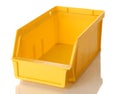 Yellow parts bin