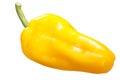 Yellow patrizia pepper, paths Royalty Free Stock Photo