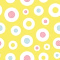 Yellow pattern with dot.