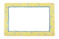 Yellow Patterned Border