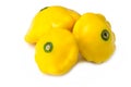 Yellow patty pan squash Royalty Free Stock Photo