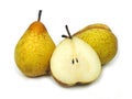 Yellow pears Royalty Free Stock Photo