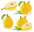 Yellow pears Royalty Free Stock Photo