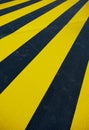 Yellow pedestrian crossing Royalty Free Stock Photo