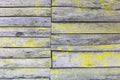 Yellow peeling paint wooden wall texture