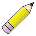 Yellow pencil Royalty Free Stock Photo