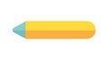 Yellow Pencil Vector Icon for Education and Learning, vector design Generative AI Royalty Free Stock Photo