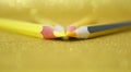 YELLOW PENCILS STYLE Royalty Free Stock Photo