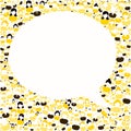 Yellow People Bubble Speech Royalty Free Stock Photo