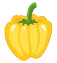 yellow pepper illustration