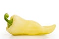 Yellow pepper isolated Royalty Free Stock Photo