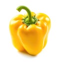 yellow pepper isolated Royalty Free Stock Photo
