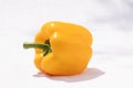 Yellow pepper white background Royalty Free Stock Photo