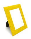 Yellow picture frame Royalty Free Stock Photo