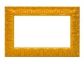 Yellow picture frame Royalty Free Stock Photo
