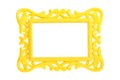Yellow Picture Frame Royalty Free Stock Photo