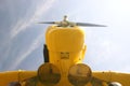 Yellow Plane Royalty Free Stock Photo