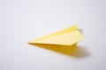 Yellow plane origami