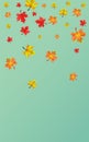 Yellow Plant Background Green Vector. Floral Bright Design. October Leaf Card Royalty Free Stock Photo