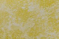 Yellow plaster wall texture. Textured background