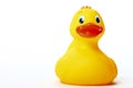 Yellow plastic bathtime duck