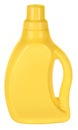 Yellow plastic bottle