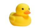 Yellow plastic duck toy Royalty Free Stock Photo