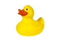 Yellow plastic rubber duck Royalty Free Stock Photo