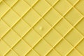 yellow plastic surface with grid pattern abstract Royalty Free Stock Photo