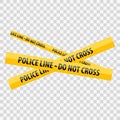 Yellow Police Line Do Not Cross