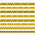 Police tape caution Royalty Free Stock Photo