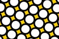 Yellow polka dots background