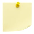 Yellow post-it note