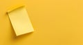 Yellow Post-it paper, post-it note sticker Royalty Free Stock Photo