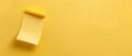 Yellow Post-it paper, post-it note sticker Royalty Free Stock Photo