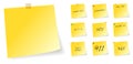 Yellow Post It Sticky Notes With Messages