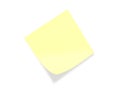 Yellow postit note