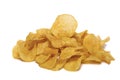 yellow potato chips Royalty Free Stock Photo